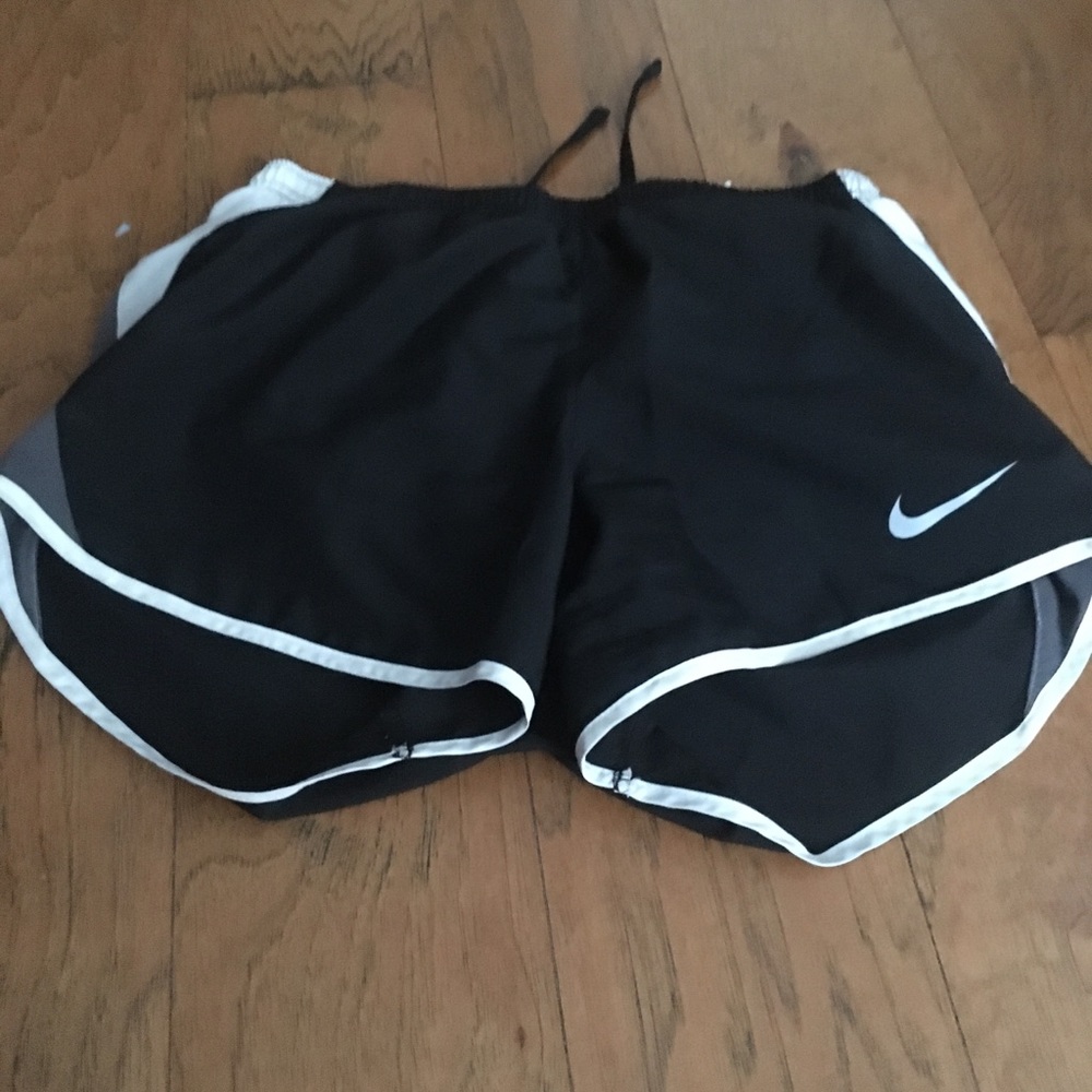 Black/White Nike Athletic Shorts